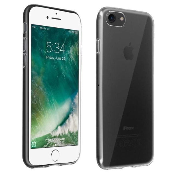 Apple iPhone SE 2020 / 8 / 7 Fodral Skydd Förstärkta hörn Akashi Transparent White