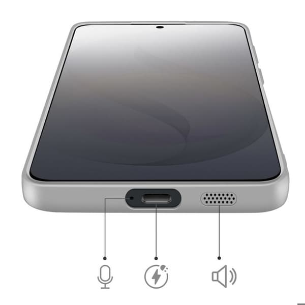 Cover til Galaxy S26 Kompatibel med Qi2 / MagSafe / PixelSnap Lys grå Grå
