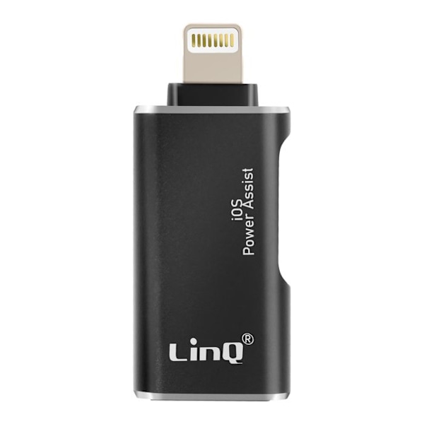 OTG USB- och USB C-adapter till Apple Lightning LinQ Svart Svart