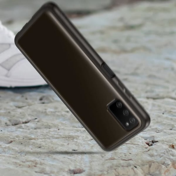 Coque - Samsung - Galaxy A03s - Silikone Blød - Design Tyndt Sort - Beskyttelse Stød Ridsser Svart