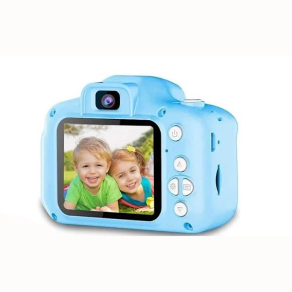Digitaalikamera - TECHKIDS - EasyClick - Kevyt - Iskunkestävä - USB-ladattava Blå