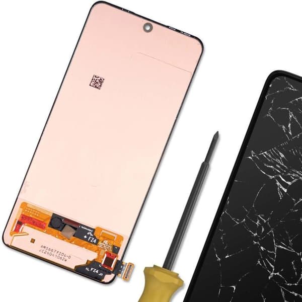 LCD- og Touchscreen-Ekran Erstatning Kompatibel med Xiaomi Redmi Note 14 5G Sort