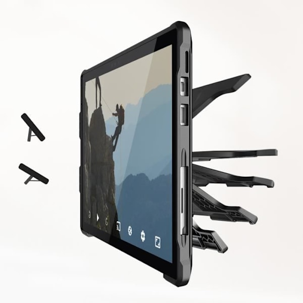 Taske til Microsoft Surface Pro 4, 5, 6, 7 - Supcase - Unicorn Beetle Pro - Stødsikker - Stød Svart