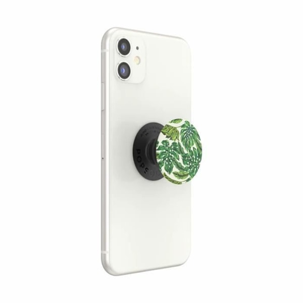 Smartphone grepp Popsockets Monstera Deliciosa - grön/vit - 39,74x7x24,25 mm