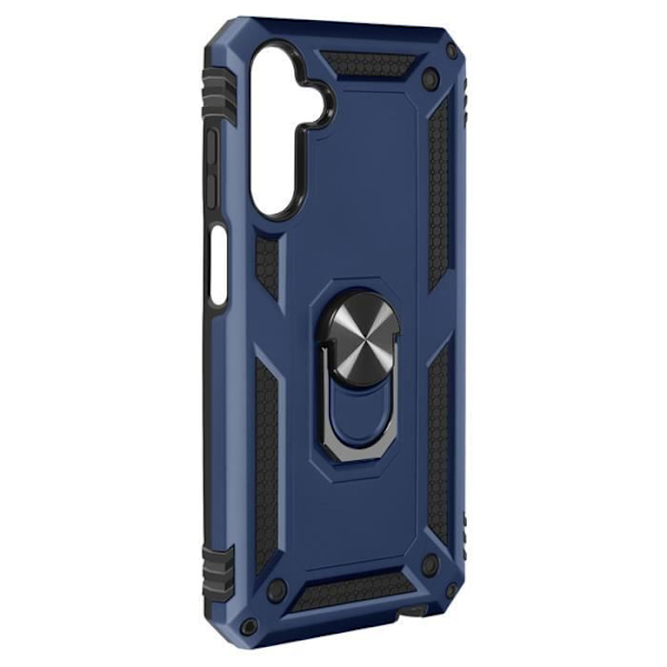 Hybridi kova kotelo Samsung Galaxy A15 5G:lle - AVIZAR - Sininen - Magneettinen rengasjalusta Blå