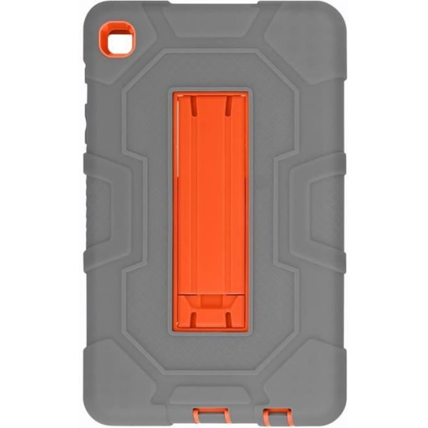 Fodral - AVIZAR - Galaxy Tab A7 Lite - Stötsäker - Silikongel - Stöd för stöd Grå/Orange Grå/orange