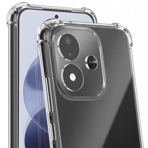 Coque Bumper til Xiaomi Redmi Note 17 Stødabsorberende med Forstærkede Hjørner Zanaé Transparent Vit