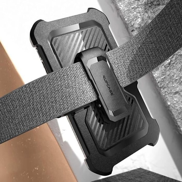 Coque Intégrale til Samsung Galaxy A55 Stødabsorbant med Støttefod Supcase Sort Svart