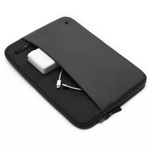 Housse til MacBook Pro 16'' Polyester Med Lynlås Inderside Soft Touch Incase Sort Svart
