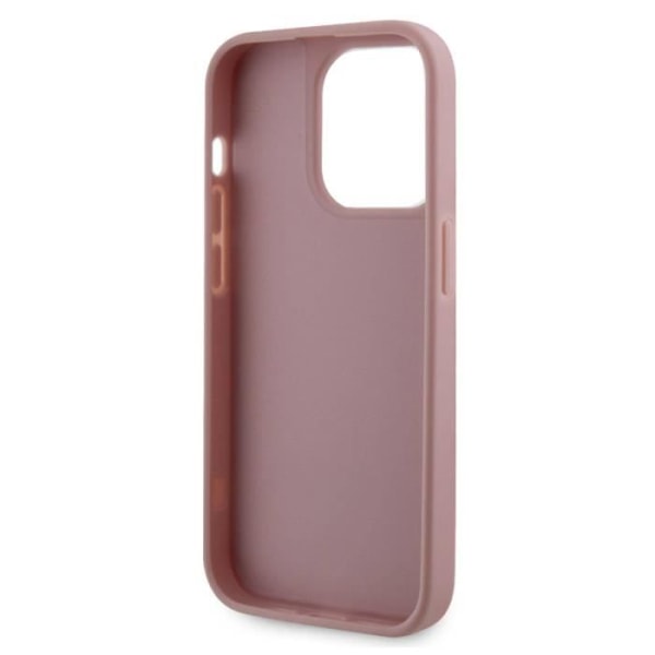 Bagcover til iPhone 15 Pro pyntet med små sten Guess rose Rosa