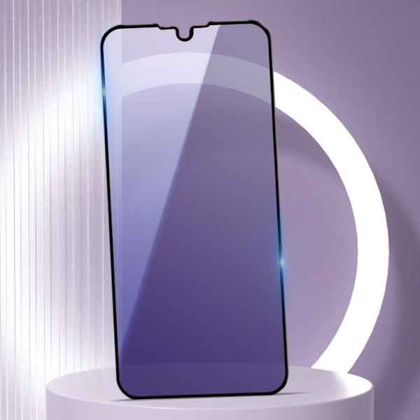 Skærmbeskyttelse - AVIZAR - Samsung Galaxy S22 - Tempereret Glas - Blålysbeskyttelse - Kradsikker Svart