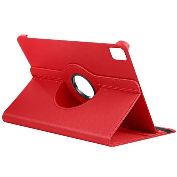 Flipfodral för iPad Pro 11 2024 Folio Rotating 360 Stand Stand Röd Röd