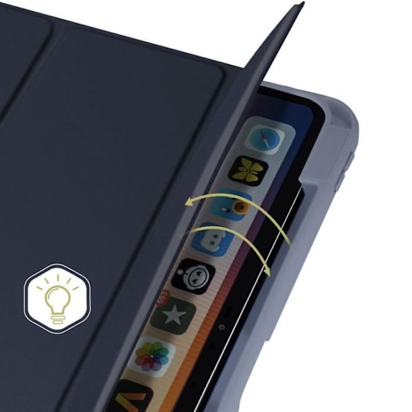 AVIZAR iPad Pro 11 2024 Fodral - Video/tangentbordsstöd - Midnattsblå Blå