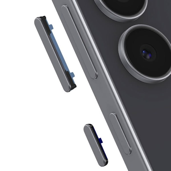 Erstatningsknap til Power og Volume til Galaxy S25 FE Sort Svart