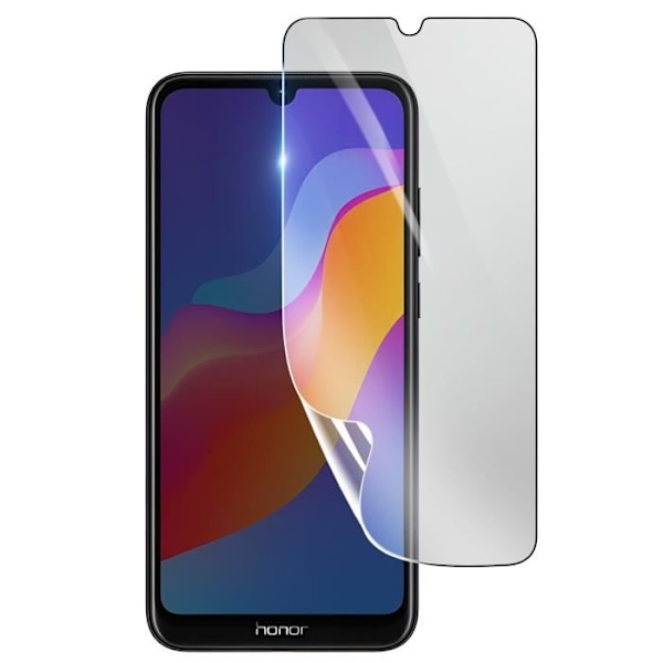 Näytönsuoja - 3MK - Honor 8A 2020 - Iskunkestävä Hydrogeeli - Läpinäkyvä - Naarmuuntumaton Transparent