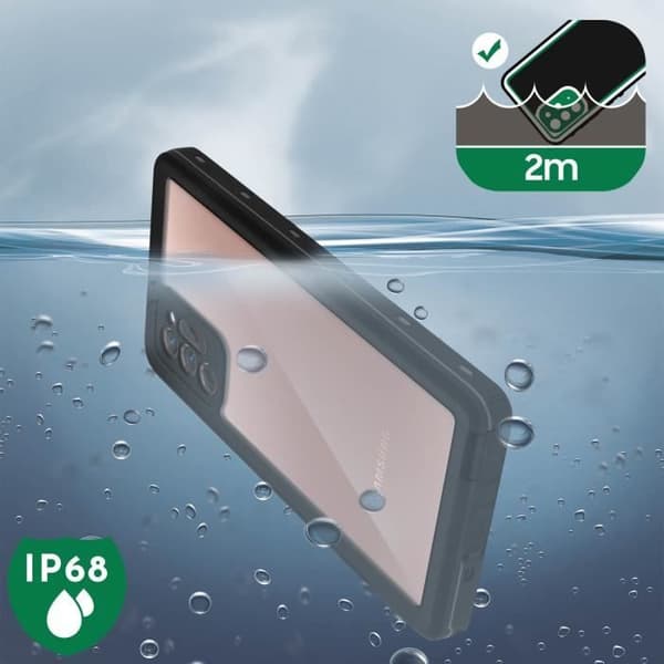 Coque - REDPEPPER - Galaxy Note 20 Ultra - Stødabsorberende - Vandtæt - Sort Svart