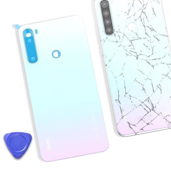 Cache batteri - Xiaomi Redmi Note 8T - Original - Vit - Förenklad installation Vit