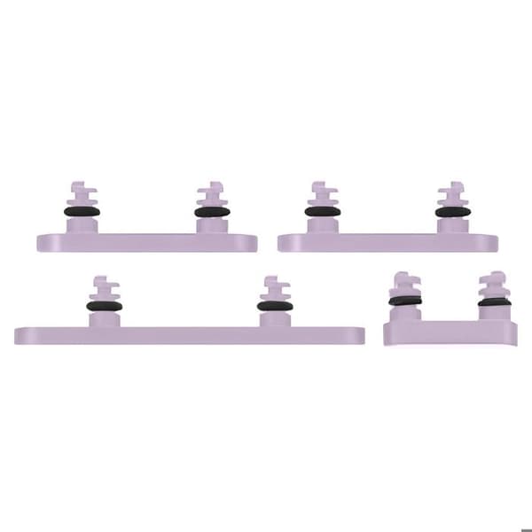 Erstatningssideknapper til iPhone 17 Strøm / Volumen / Handling Lavendel Violett