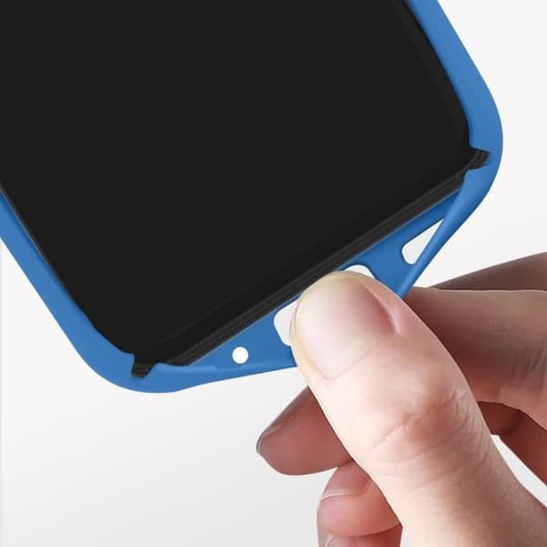 Coque - Snabbt skydd - Samsung Galaxy A54 5G - Semi-rigid - Silikon - Blå Blå
