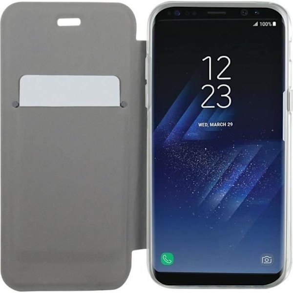 Etui folio - BIGBEN CONNECTED - Samsung Galaxy S8 G950 - Svart - Hårdskal - Syntetiskt lock Svart