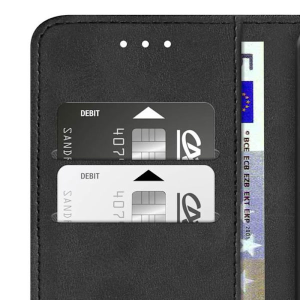 Fodral till Samsung Galaxy S24 Plånboksställ Funktion Svart