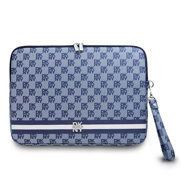 Computer Case 13-14 inches - Checkered and Striped Patterns - Blue