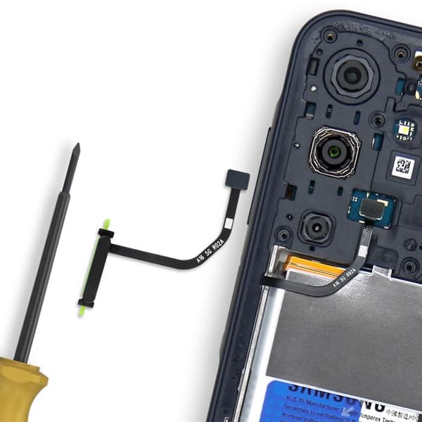 Sormenjälkitunnistin Samsung Galaxy A16 Musta