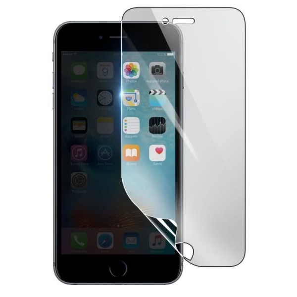 Näytönsuoja - 3MK - iPhone 6S - Iskunkestävä Hydrogeeli - Läpinäkyvä - Naarmuuntumaton Transparent