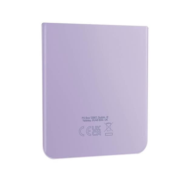 Batteri Cache Bund - SAMSUNG - Galaxy Z Flip 4 - Lavendel - Forenklet Installation - Original Lavendel