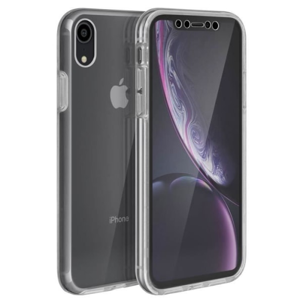Beskyttelsescover - AVIZAR - iPhone XR - Silikone - Polycarbonat - Transparent 360° Transparent