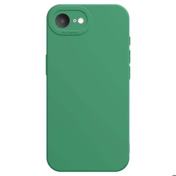Coque - Silikon - iPhone 16e - Mjuk - Grön - Slät Yta Grön