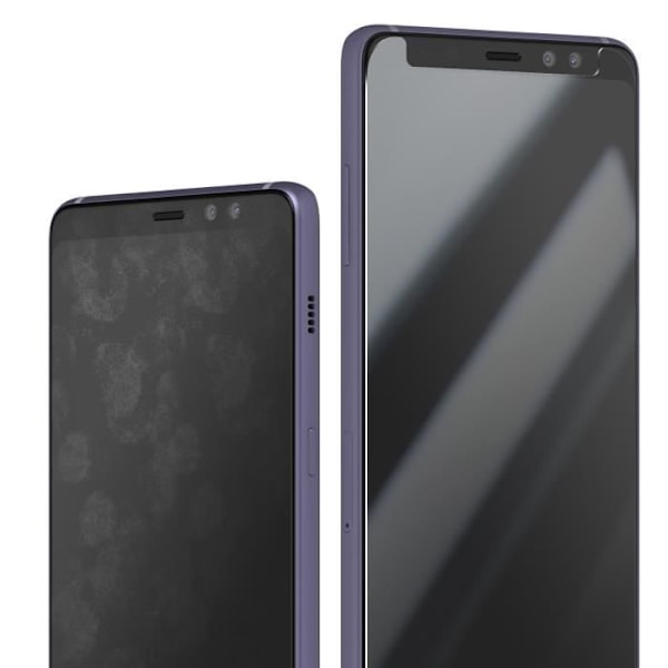 Härdat glas för Samsung Galaxy A8 Plus Hårdhet 9H Rep-beständig Transparent Transparent