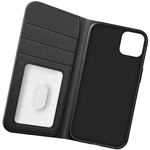 iPhone 15 Plus-fodral - Cygnett - Urban Wallet - Svart - Videostöd - 3 fack Svart