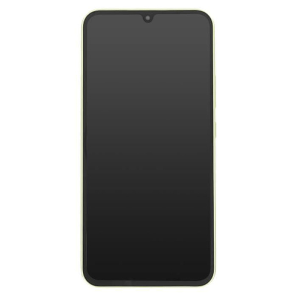 Officiell komplett skärm för Samsung A34 5G Touch Glass och limegrönt chassi Grön