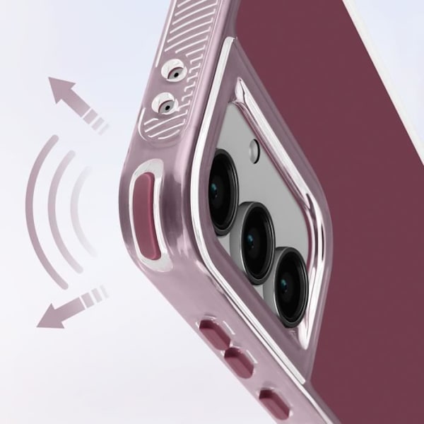 Coque Bumper - AVIZAR - Samsung Galaxy S24 FE - Violet - Iskunkestävä - Vahvistetut kulmat Lila