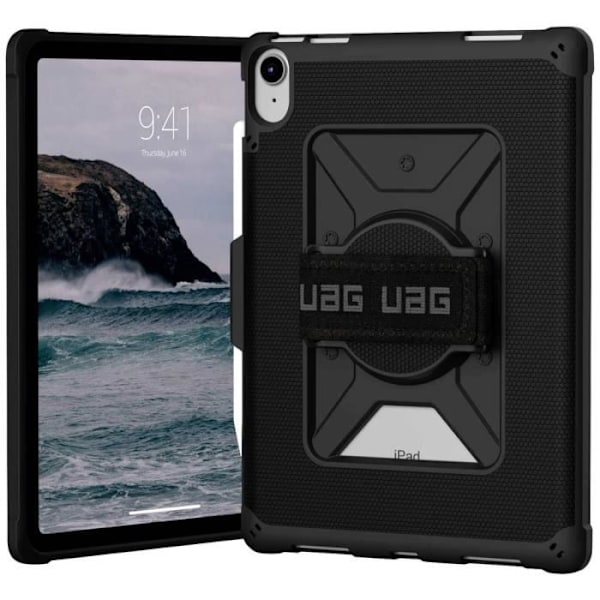 Coque - URBAN ARMOR GEAR - Metropolis - iPad 10.9 (10. generation) - Sort - Semi-rigid - Militær beskyttelse sort