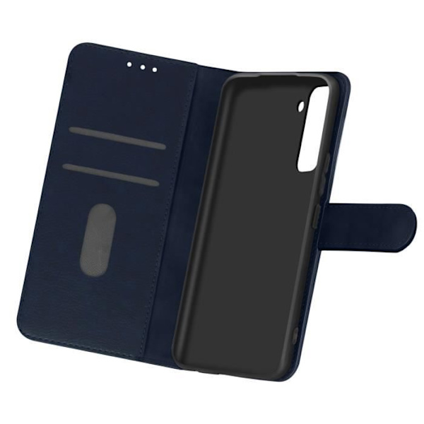 Etui för Samsung Galaxy S21 Plus - AVIZAR - Skydd med kortficka och ställfunktion Blå Blå