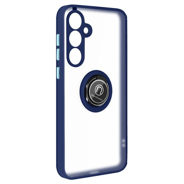 Kotelo Samsung Galaxy A35:lle - AVIZAR - Metallirengasjalusta - Keskiyönsininen Blå