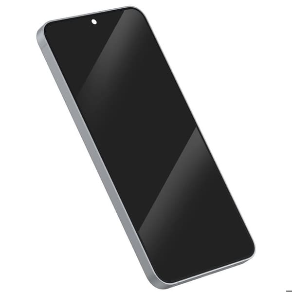 Original Helskärm för Galaxy S25 Plus AMOLED med Glas och Samsung Grå Ram Grå