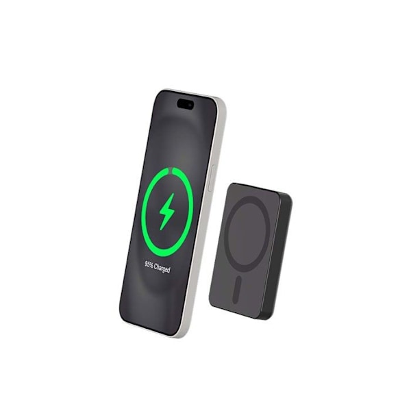 Powerbank 5000mAh kompatibel MagSafe Induction 15W Black Force Power