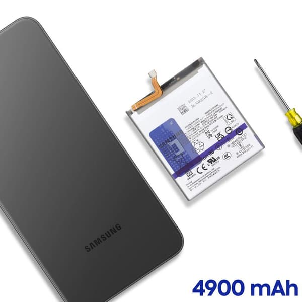 Intern Batteri - SAMSUNG - Galaxy S24 Plus - 4900mAh - Lithium Ion - Sort Svart