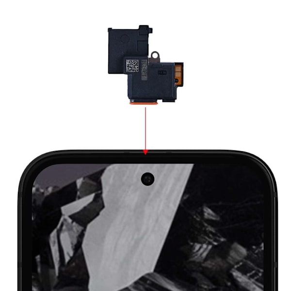 Intern Højttaler - AVIZAR - Google Pixel 8a - Kraftig Lyd - Nem Installation - Sort Svart
