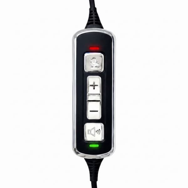 USB-A Senior Micro-Hovedtelefoner til Kablet PC med Lydforstærkning Geemarc Sort Svart