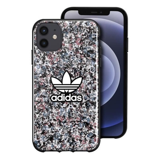Silikonikotelo iPhone 12:lle, kukkakuvioinen korotetulla reunalla Adidas Multicolor