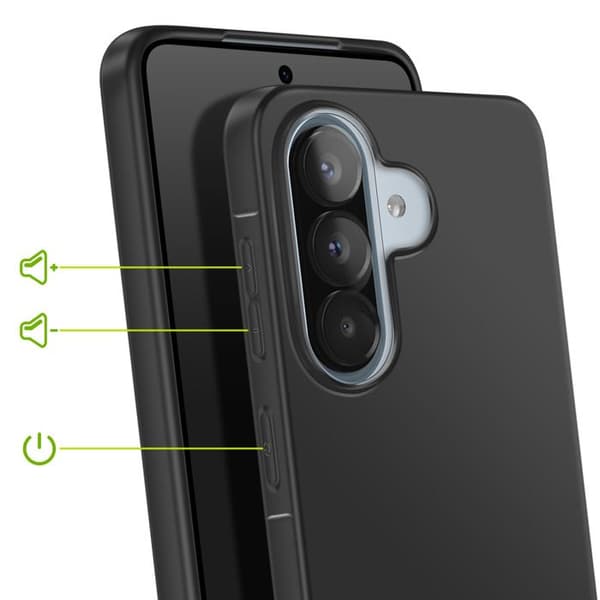 Cover til Galaxy A57 Blød Silikone Beskyttelse Mayaxess Sort Svart