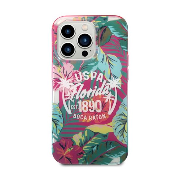 Coque til iPhone 14 Pro Max med blomstermotiver - U.S Polo