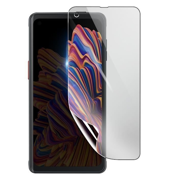 Näytönsuoja - 3MK - Samsung Galaxy Xcover Pro - Iskunkestävä Hydrogeeli - Läpinäkyvä - Naarmuuntumaton Transparent