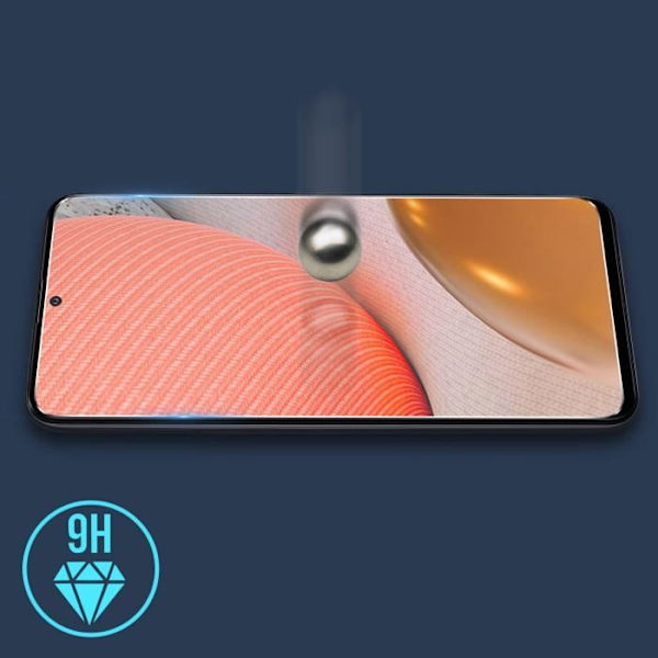Skärmfilm för Samsung Galaxy A72 Tempered Glass 9H Anti-Fingerprint Transparent Transparent