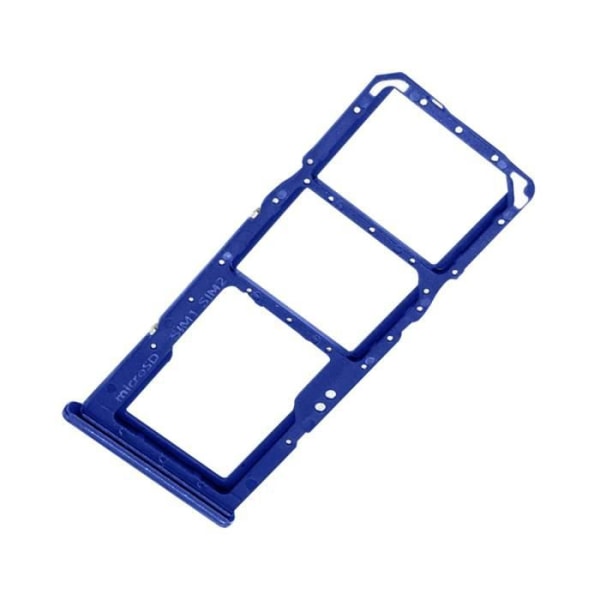 Ersättningsfack för SIM-kort - Samsung Galaxy A70 - Blå - Dual Nano SIM + Micro-SD Blå