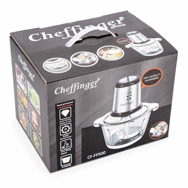 Kahvikot - Cheffinger - 7 Kappaletta - Keraamiset Terät - Korroosionkestävä - Tuki Mukana Svart
